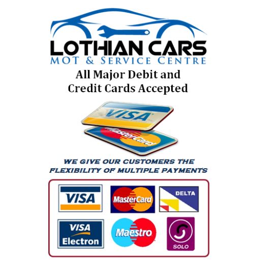 Lothian Cars - All Payments Accepted - Brake Safety Specialists.
